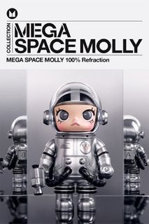 POP MART Space Molly Refraction 100% Explorer Of, Toys & Collectibles ...