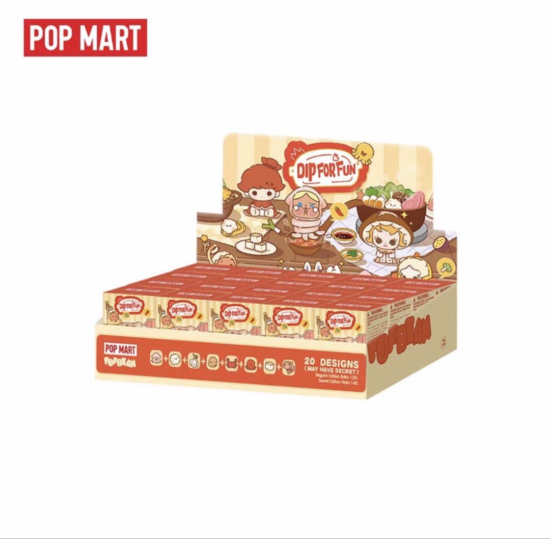 POP MART Pop Bean Dip For Fun Series Blind Box (Category: Designer & Blind Box Toys) located in Pasig City. Submitted by laruarn.tv (Listing ID 1468459296, Image 2). Description: pre order sealed 📍pasig lalamove/grab.