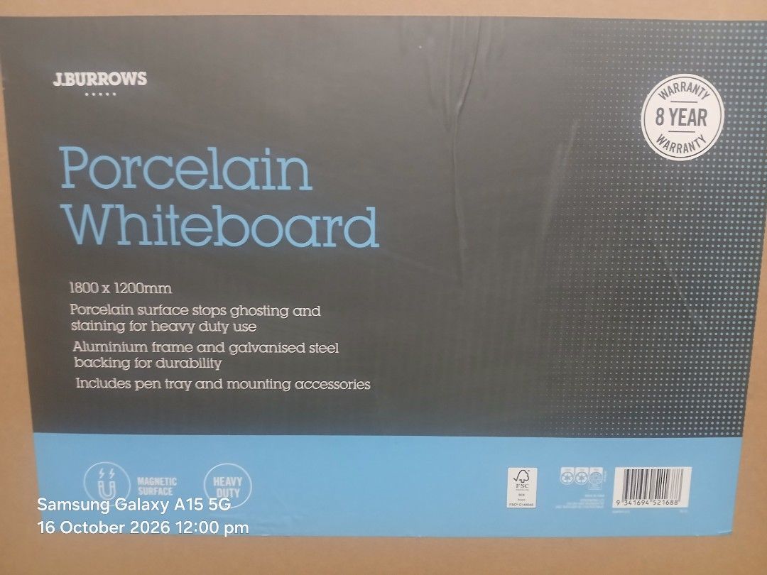 Porcelaine White Board Aluminum Frame (Category: Looking For) located in Manila. Submitted by sc_arvin (Listing ID 1468310374, Image 2). Description: Qty: 3.