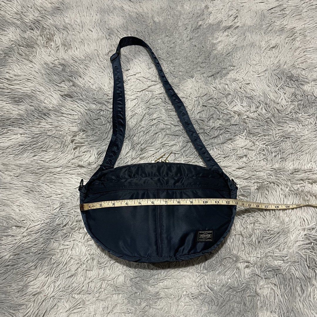 PORTER Tanker Navy Halfmoon (Category: Sling Bags) located in Bauang. Submitted by thriftypockets92 (Listing ID 1468485265, Image 2). Description: .