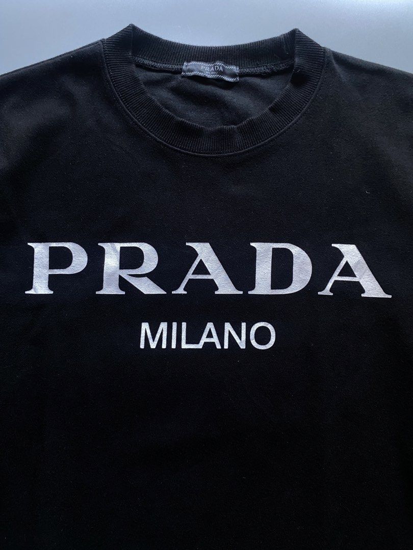 Prada Milano - Sweater (Category: Luxury Apparel) located in Angeles City. Submitted by rachelzane (Listing ID 1468337569, Image 3). Description: Excellent Condition SIZE: M on tag ISSUE: none DIMENSION: WIDTH : 21 inches LENGTH: 27 inches SLEEVE LENGTH: 24 inches NOTE: • Color may vary due to lightning • Check measurements written in the description • Ask any questions before sending offers • Offers are welcome only when you are ready and sure a