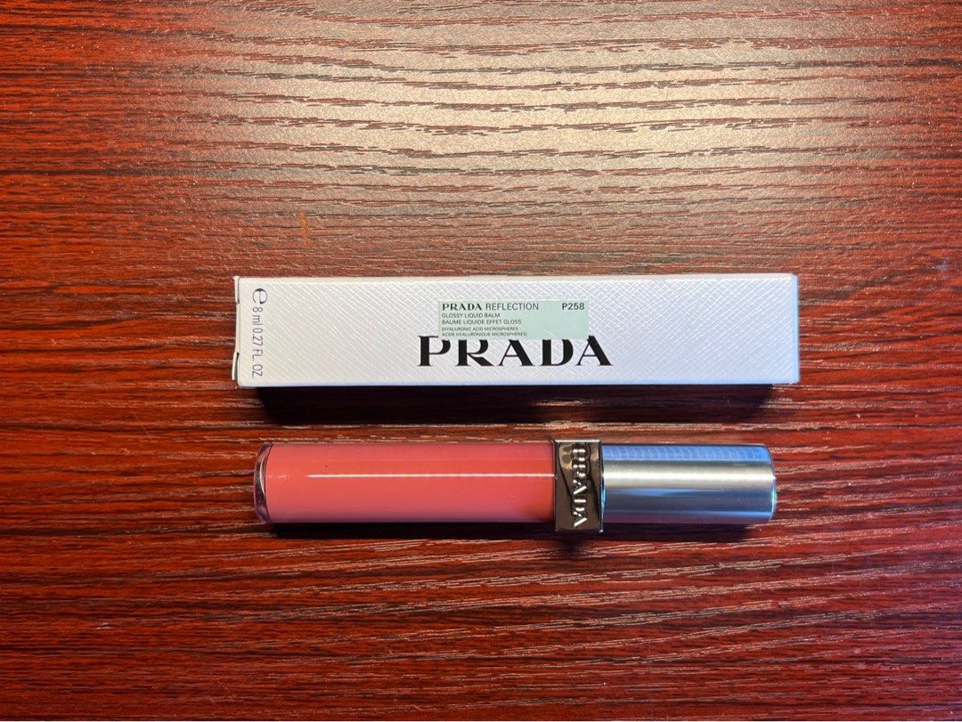 Prada Reflections glossy liquid balm (Category: Oral Care) located in Makati City. Submitted by curlibrewer (Listing ID 1468306253, Image 1). Description: Prada reflections glossy liquid balm shade p258 Blushware ( peachy - pink ) recently released, brand new. selling for 2,800 negotiable rfs: extra.