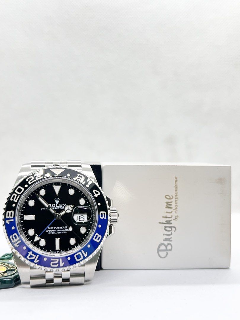 Pre Owned Rolex Oyster Gmt Master II 126710BLNR “Batgirl” Black Dial Automatic Steel Casing Bracelet ( May 26 ) (Category: Watches) located in Singapore. Submitted by brightime (Listing ID 1468358247, Image 3). Description: Pre Owned Rolex Oyster Gmt Master II 126710BLNR “Batgirl” Black Dial Automatic Steel Casing Bracelet ( May 26 ) ** Pre-Owned ** ** Mint Condition ** Model : 126710BLNR Also known as : Oyster Gmt Master II “Batgirl” Case size :