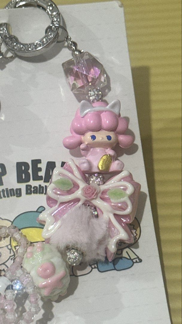 Pretty Pink Bag Charm or Display (Category: Everything Else Others) located in Naic. Submitted by cilissa (Listing ID 1468374229, Image 2). Description: Made of intern beads for bag or phone if u want or for display only PM for more info or inquiries .