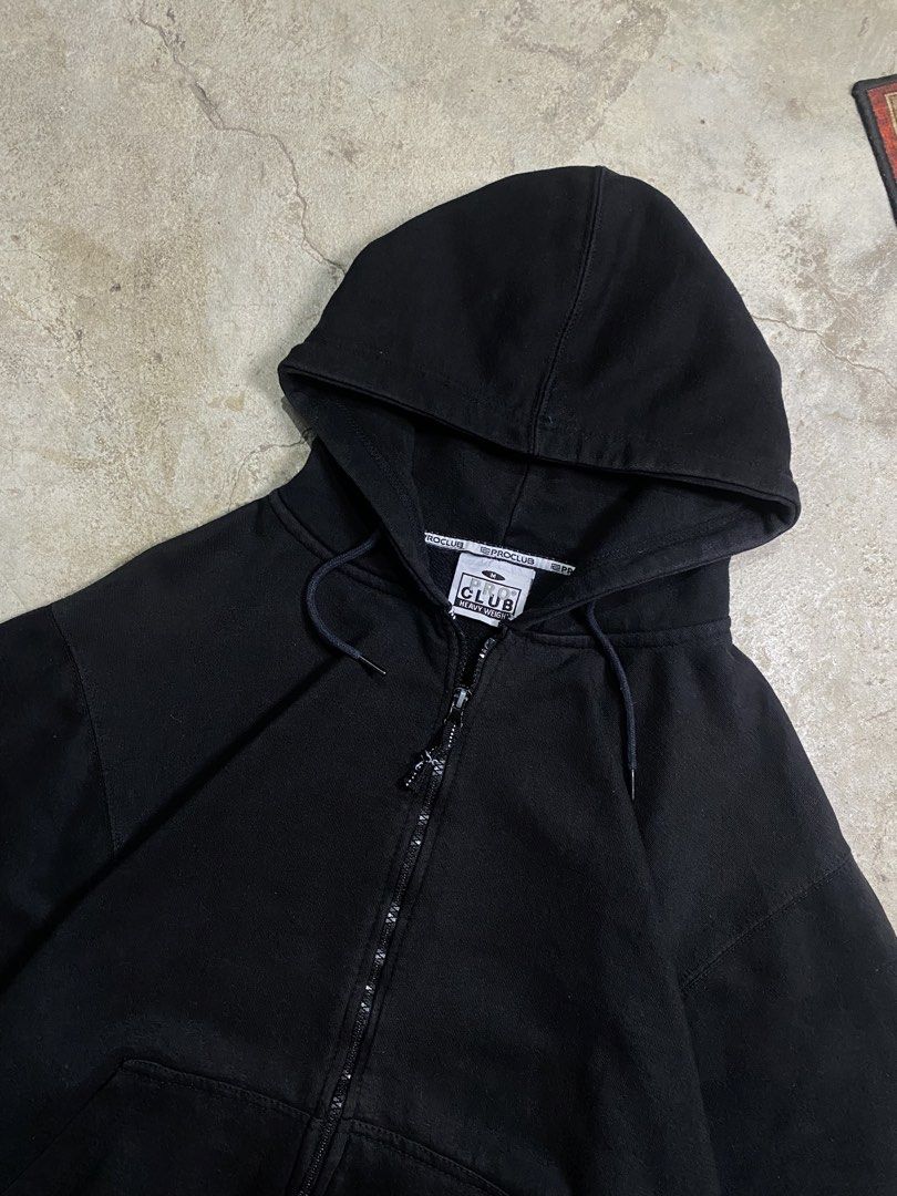 Pro club Hoodie (Category: Hoodies) located in Dasmarinas. Submitted by ridgeridethrift (Listing ID 1468461462, Image 2). Description: Width - 24.5 Length - 28 Sleeve - 23 Color rate : 8 or 9 /10 Issue: lints .
