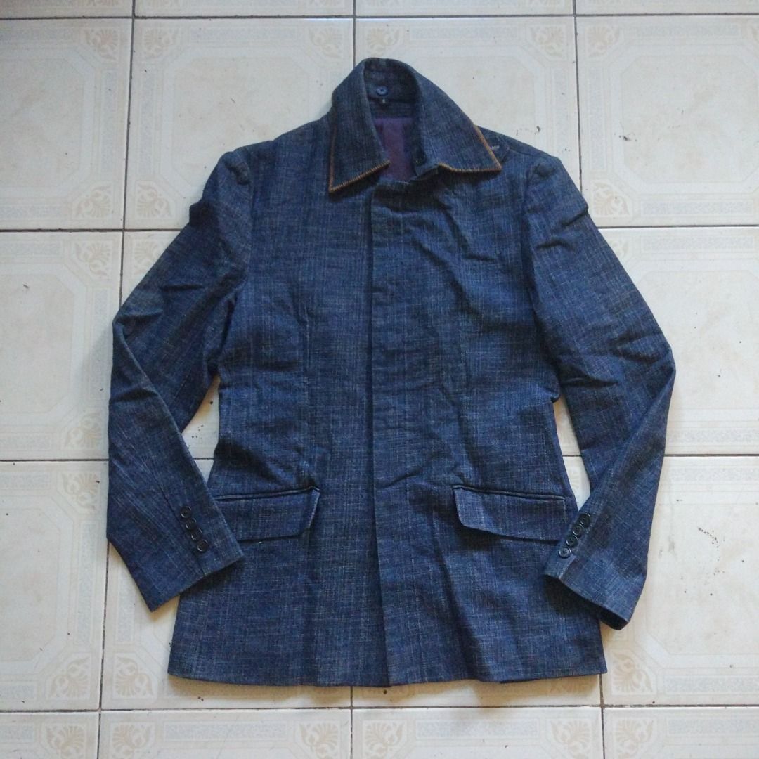 Prostime Denim Blazer 6 (Category: Coats, Jackets and Outerwear) located in Pasay City. Submitted by denimdude.ph (Listing ID 1468358679, Image 1). Description: removable collar fits medium to large.