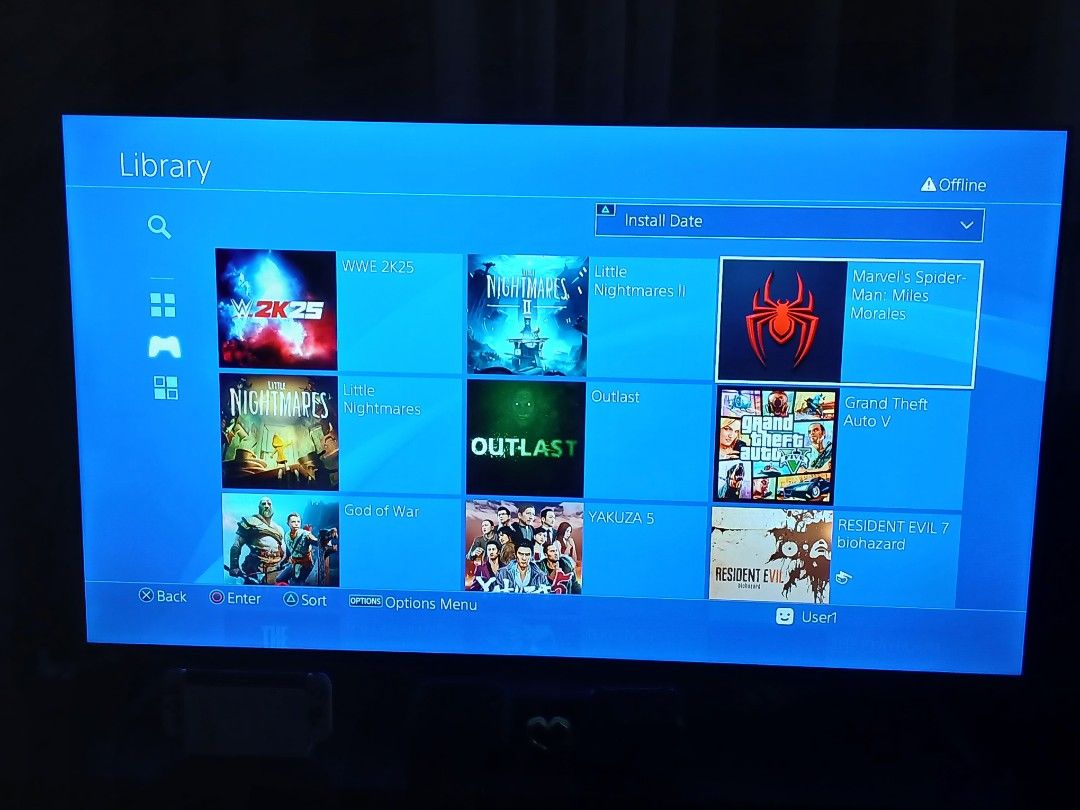 PS4 PRO JAILBREAK 1TB + 500GB HDD (Category: PlayStation) located in Carmona. Submitted by ra03young (Listing ID 1468462641, Image 3). Description: Pwede kayo mag request ng games bago ko turnover sainyo ung console. Turo ko na din sainyo paano mag install ng games. With 2 OEM controller; 1 with stick drift. Add 800 for 500GB HDD with enclosure 14k Swapping value. Carmona, Cavite - Makati (Mon-Wed).