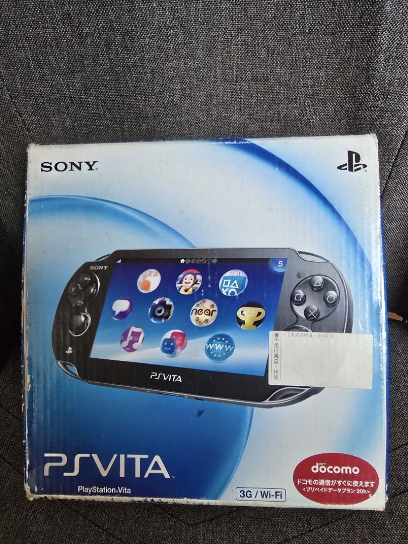 PS Vita Crystal Black 3G/Wi-Fi (Category: PlayStation) located in Paranaque City. Submitted by r3tr0_n3m3sis (Listing ID 1468305633, Image 1). Description: PlayStation Vita 1000 3G/Wi-Fi Crystal Black from Japan Inclusion: - Sony PlayStation Vita 1100 Crystal Black - Sony 5V 100v-240 AC Adapter Charger - Sony PS Vita Memory Card - User Manual and Box - Loaded with Popular Games - Firmware 3.65 Henkaku Ensō-2 Good for Retro Collection! Already Mod