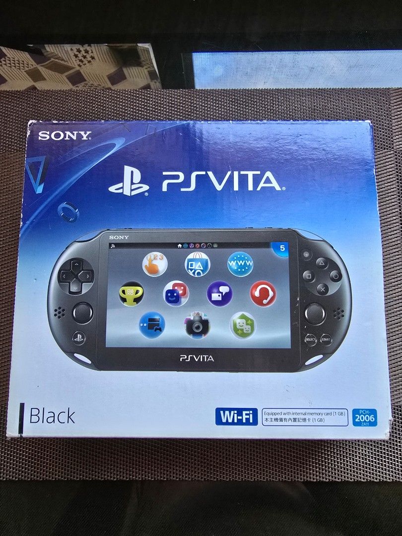 PS Vita Slim 2000 Black (Category: PlayStation) located in Paranaque City. Submitted by r3tr0_n3m3sis (Listing ID 1468321482, Image 1). Description: PlayStation Vita 2000/ Black Inclusion: - PlayStation Vita Slim 2000/Black - Sony PS Vita AC Adapter Charger - Playstation Vita AR Cards - PS Vita 32gb Memory Card - User Manual and Box - PS Vita Pouch Case - Loaded with Popular Games - Firmware 3.65 Henkaku Ensō-2 Good for Retro Collection! Already 