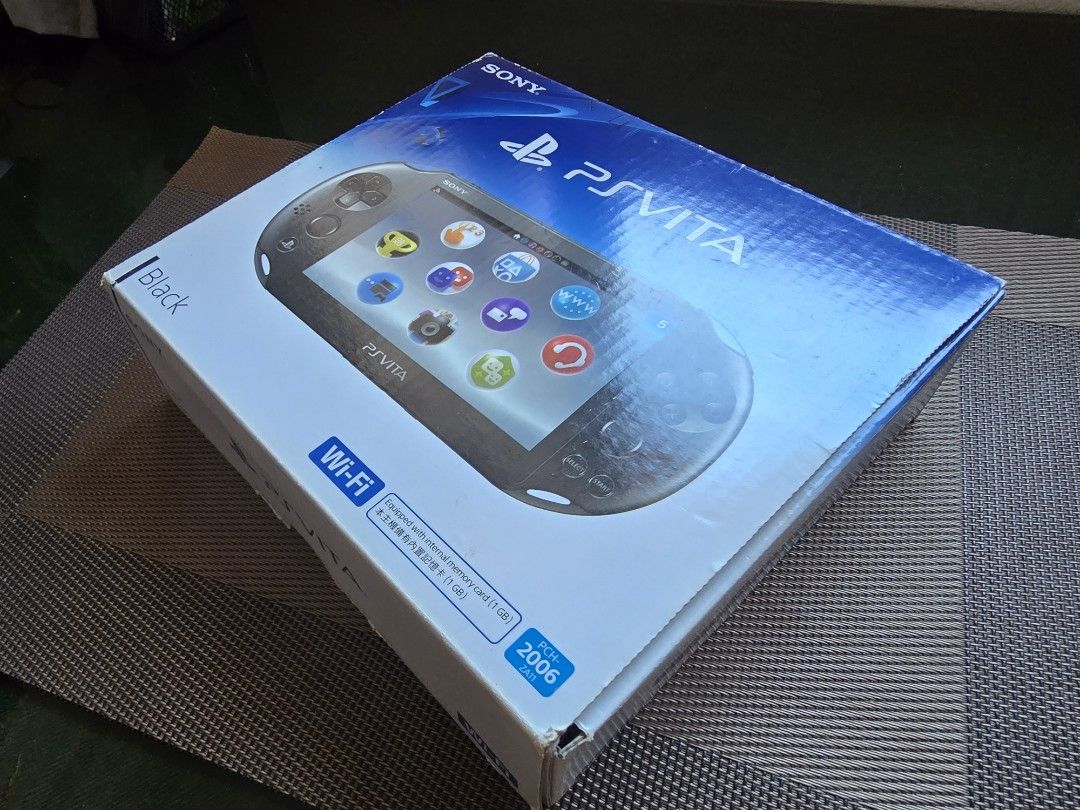 PS Vita Slim 2000 Black (Category: PlayStation) located in Paranaque City. Submitted by r3tr0_n3m3sis (Listing ID 1468321482, Image 3). Description: PlayStation Vita 2000/ Black Inclusion: - PlayStation Vita Slim 2000/Black - Sony PS Vita AC Adapter Charger - Playstation Vita AR Cards - PS Vita 32gb Memory Card - User Manual and Box - PS Vita Pouch Case - Loaded with Popular Games - Firmware 3.65 Henkaku Ensō-2 Good for Retro Collection! Already 