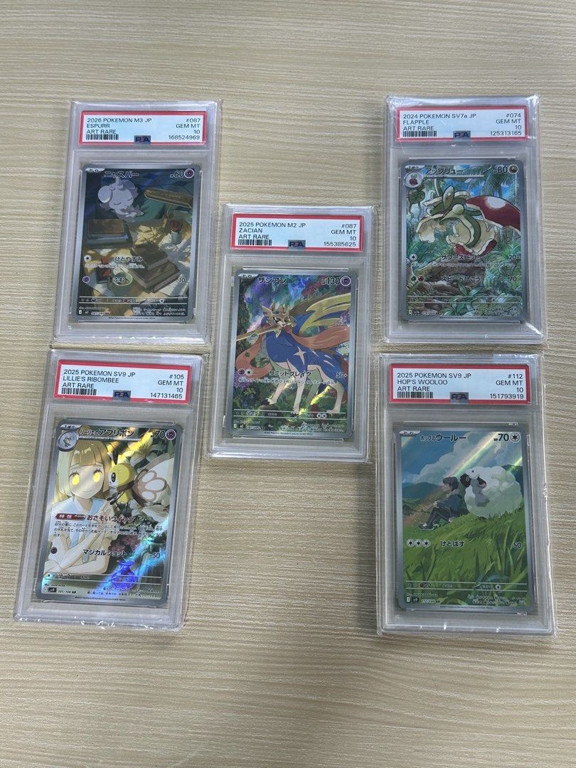 Assorted characters AR (Category: Graded Singles) located in Bulacan. Submitted by jerwin58 (Listing ID 1468289713, Image 1). Description: Low Price Pokemon Slabs P3,900 each slightly negotiable MOP:Gcash, MAYA, MariBank MOP:J&T or LBC Shipping shoulder by buyer Have SF discount if i have available voucher less P21 on SF.