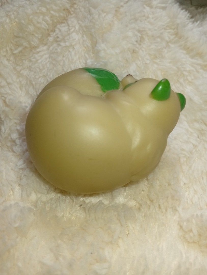 Puchi Sleeping on a Green Fruit Daifuku (Mochi) (Category: Figurines & Statues) located in Tarlac. Submitted by kaizer_shaunne (Listing ID 1468431904, Image 3). Description: Puchi Sleeping on a Green Fruit Daifuku (Mochi) Brand: iBloom (株式会社ブルーム) Model/Series: Fuwamochi Marmo Mochi / Animal Character Daifuku Art Case Series Origin: Japan ✅Like new ✅Decorative or desplay ✅Light's working, Mini lamp Kindly DM me if interested to buy it :).