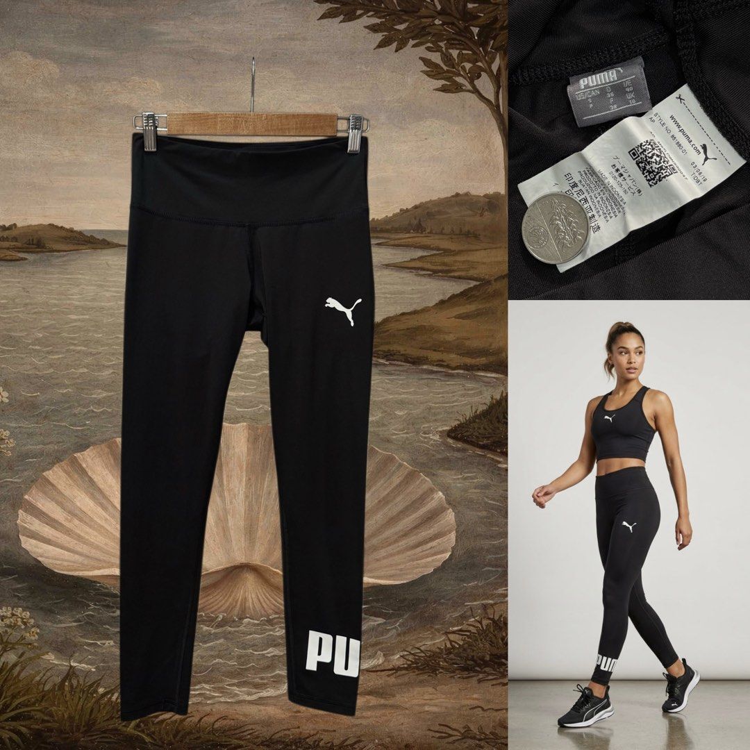 Puma logo active leggings (Category: Activewear) located in Dasmarinas. Submitted by Ukaybes (Listing ID 1468303751, Image 1). Description: Puma logo active leggings Size S 26-27WL 31.5L Excellent condition M/Mine: 600 DM: Name | Contact | Address & Brgy Please comment MINE only if you’re 100% sure and ready to pay. No return or exchange.