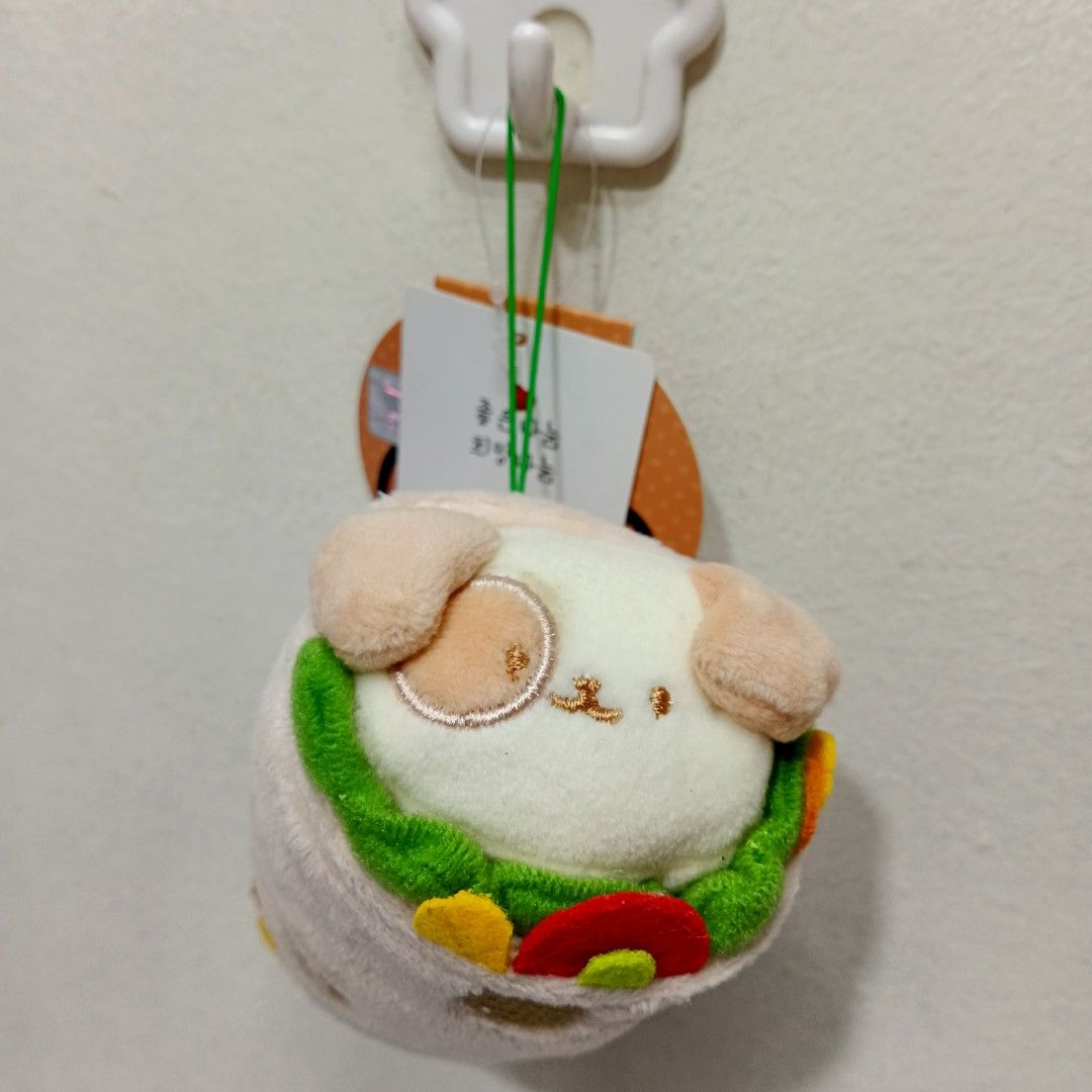 Anirollz Puppiroll Burrito Plush Toy Kawaii Dog Squishy Stuffed Animal Bag Charm Keychain (Category: Plushies & Soft Toys) located in Pasig City. Submitted by muffinstoysshop (Listing ID 1468214741, Image 3). Description: - Size : 4 - INCH / 10 cm - Brand : Anirollz - Quantity: 1 pc - Brand New with paper tag - Cleaned & Sanitized - Good Condition - What you see is what you get! - Item ON HAND ready for shipping - A great gift or collection Pleas