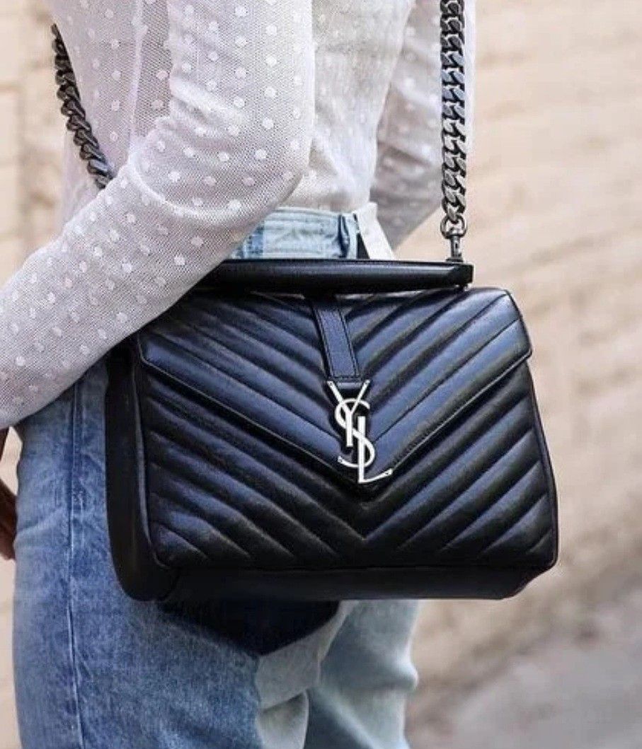 Quilted Saint Laurent Paris (Category: Cross-body Bags) located in Subic. Submitted by AnythingBrandedby_May (Listing ID 1468288521, Image 1). Description: Saint Laurent Paris.
