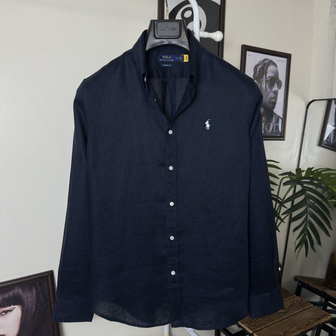 Ralph Lauren Button down Long Sleeve Linen (Small) (Category: Formal Shirts) located in Caloocan City. Submitted by polothreadsco (Listing ID 1468323461, Image 2). Description: RALPH LAUREN BUTTON DOWN LONG SLEEVE Size: Small Width: 20" Length: 28" Condition: 10/10 Color rate: 10/10 Excellent Condition 100% Authentic / Original 2nd Hand No Issues Mine: 3750 NOTE: •Color may vary due to lighting •All items are second hand unless stated brandnew •M