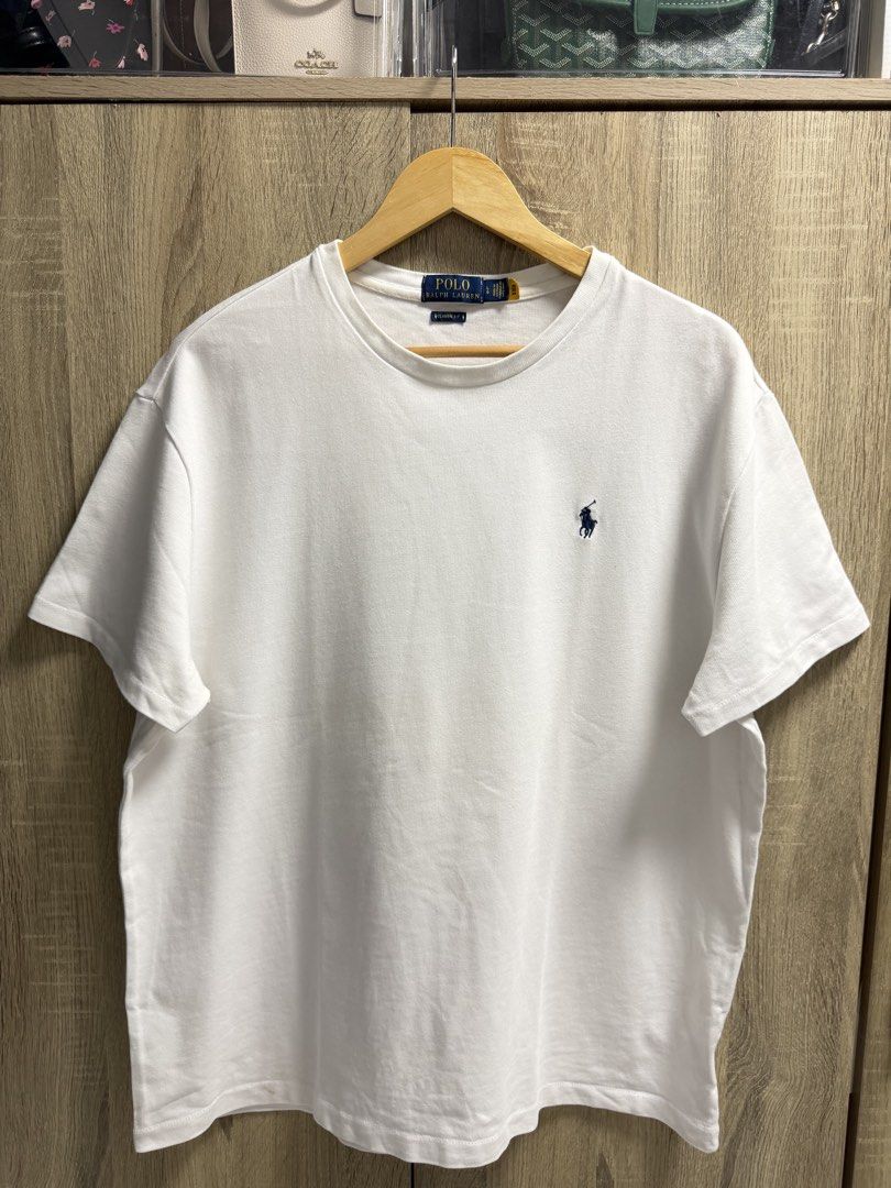 Ralph Lauren Crewneck Jersey Tshirt (Category: Tshirts & Polo Shirts ) located in Cavite. Submitted by PRIVATE.Selection (Listing ID 1468312685, Image 1). Description: Ralph Lauren Crewneck Jersey Tshirt Size L fit to XL W- 23 L- 28 Good as New.
