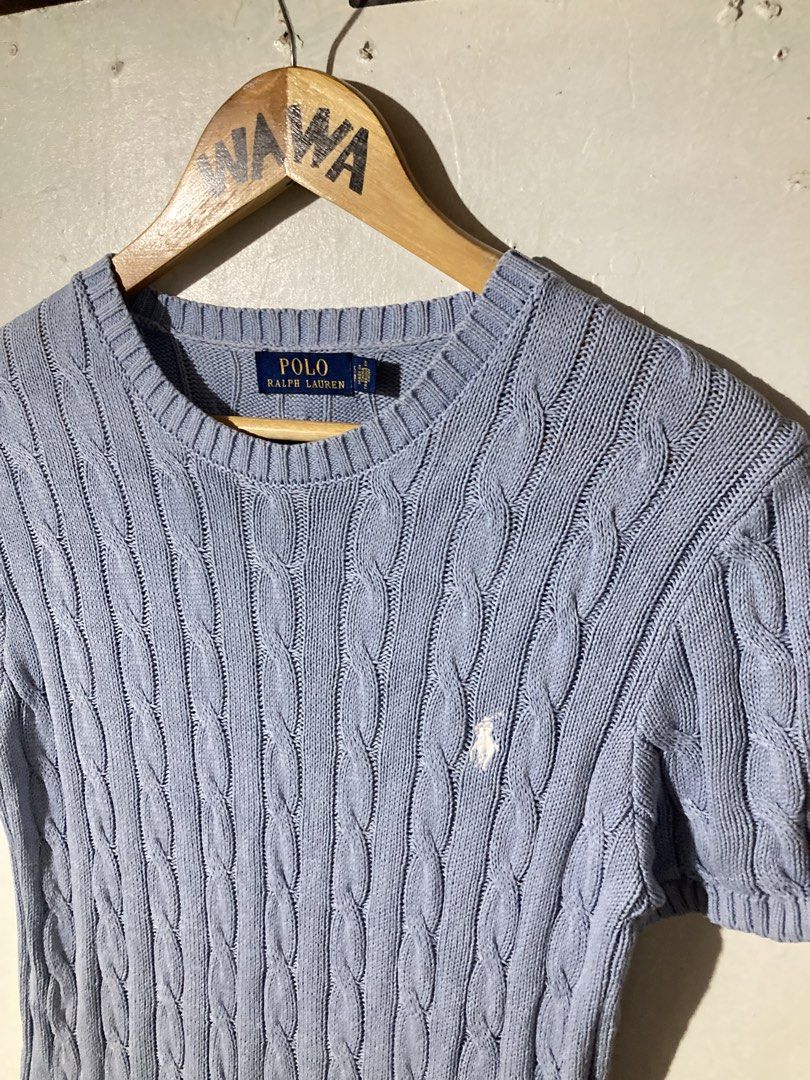 RALPH LAUREN CABLE KNIT (Category: Luxury Apparel) located in Naga. Submitted by wwy3ips (Listing ID 1468407176, Image 3). Description: RALPH LAUREN KNITTED SMALL ON TAG 16 WIDTH 24 LENGTH EXCELLENT CONDITION NO ISSUE.