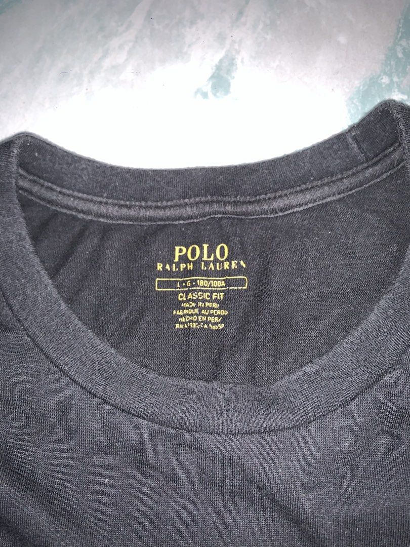 Ralph Lauren pocket tee (Category: Tshirts & Polo Shirts ) located in Pasig City. Submitted by thriftnflip1600 (Listing ID 1468464092, Image 3). Description: L on tag Width: 21.5” Length: 28” Color rate: 9/10 Condition: 9/10 No issue/s.
