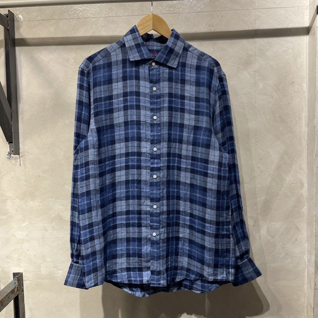 Ralph Lauren Purple Label Linen LS (Category: Activewear) located in Manila. Submitted by walter_wt (Listing ID 1468435356, Image 2). Description: Ralph Lauren Purple Label Linen Longsleeve Size- Large Dimension- Length- 32 Width- 23 Sleeve length- 27 No issue.