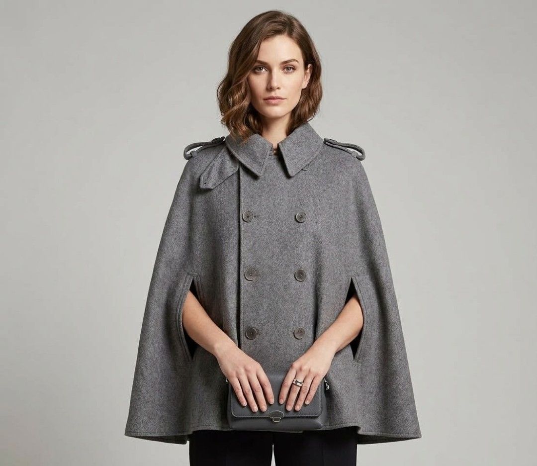 Ralph Lauren toggle cape cashmere x wool x angora (Category: Coats, Jackets and Outerwear) located in Baguio. Submitted by archival_thrifted.ph. (Listing ID 1468344563, Image 1). Description: FOR SALE‼️ .RALPH LAUREN TOGGLE CAPE . EXCELLENT CONDITION .CLOTH CASHMERE X WOOL X ANGORA .LARGE ON TAG .PHP 2500 PLUS SF .❌❌ COP/COD .MOP GCASH .COURIER J&T .BAGUIO AREA .DM FOR SURE BUYER TY.
