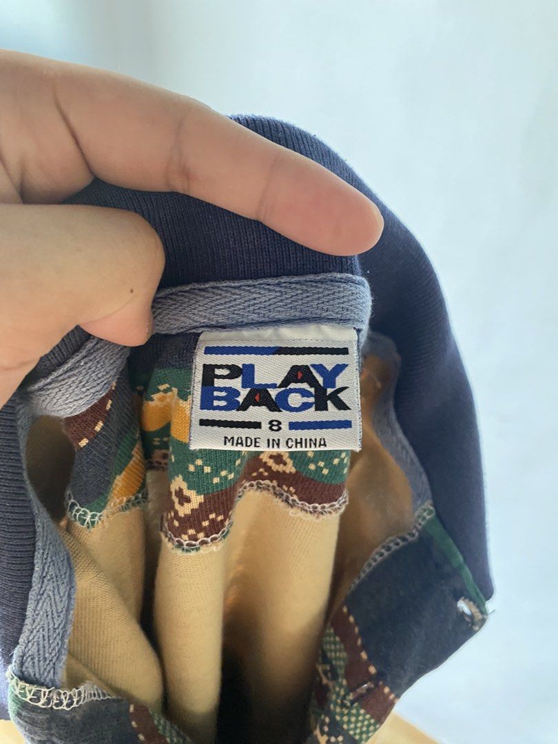 Random Aztec Pattern Polo Shirt (Category: Tshirts & Polo Shirts ) located in Caloocan City. Submitted by jumongneedsrags (Listing ID 1468421862, Image 3). Description: Pit to pit: 22 in Shoulder to shoulder: 20 in Length: 29 in Issues: Great distression on left sleeve Very Negotiable Price.