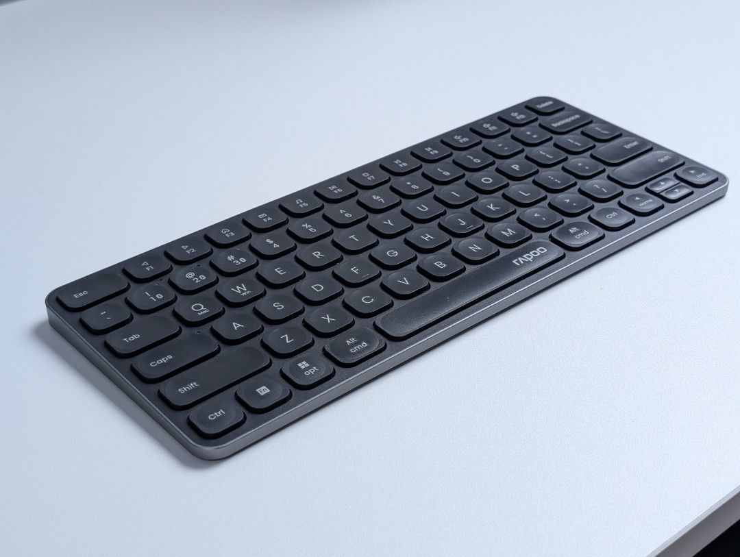 Rapoo E9050L Multi-mode Wireless Keyboard Dark Grey (Category: Computer Keyboard) located in Manila. Submitted by ninkevdo (Listing ID 1468313285, Image 2). Description: Rapoo E9050L srp 1800 For sale 1350 Meetup cabanatuan or deliver 1-2days via jnt express No cod, gcash or mari bank only.