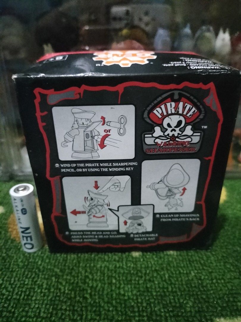 Rare Toysmith Pirate Pencil Sharpener Interactive Toy (Damage Box) (Category: Interactive Toys) located in Cavite. Submitted by taro_sakamoto_23 (Listing ID 1468451364, Image 2). Description: .