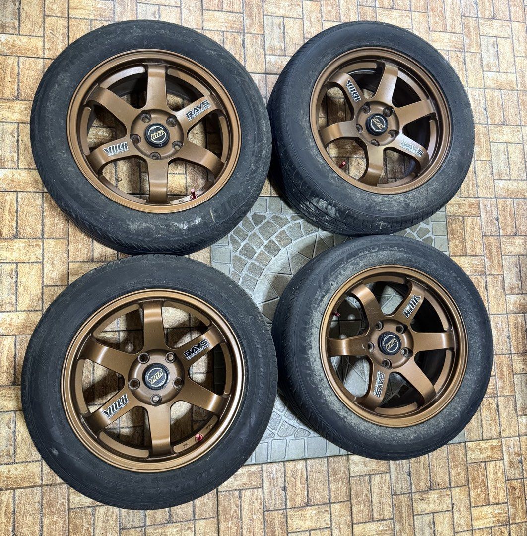 Rays Tire And mags set for sale 5x114 (Category: Mags and Tires) located in Quezon City. Submitted by labelsxjandre (Listing ID 1468320360, Image 1). Description: Fast deal Selling as set 25k Loc quezon city Pick up or lalamove.