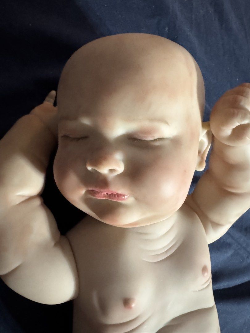 Reborn Baby Doll (Category: Vintage Collectibles) located in Manila. Submitted by ian_ruelc (Listing ID 1468470735, Image 2). Description: Chunky Chubby Reborn Baby Doll Price: 4,500 Approximate Size: 55cm Vinyl Full Body with Silicone like Finish With Male genitals Fits 3-6 months real baby clothes Freebies: - Blank Birth Certificate - 1 Magnetic Pacifier - 1 Baby Bottle Selling as is whereis basis. No return. No refund. Gcash payment on or befo
