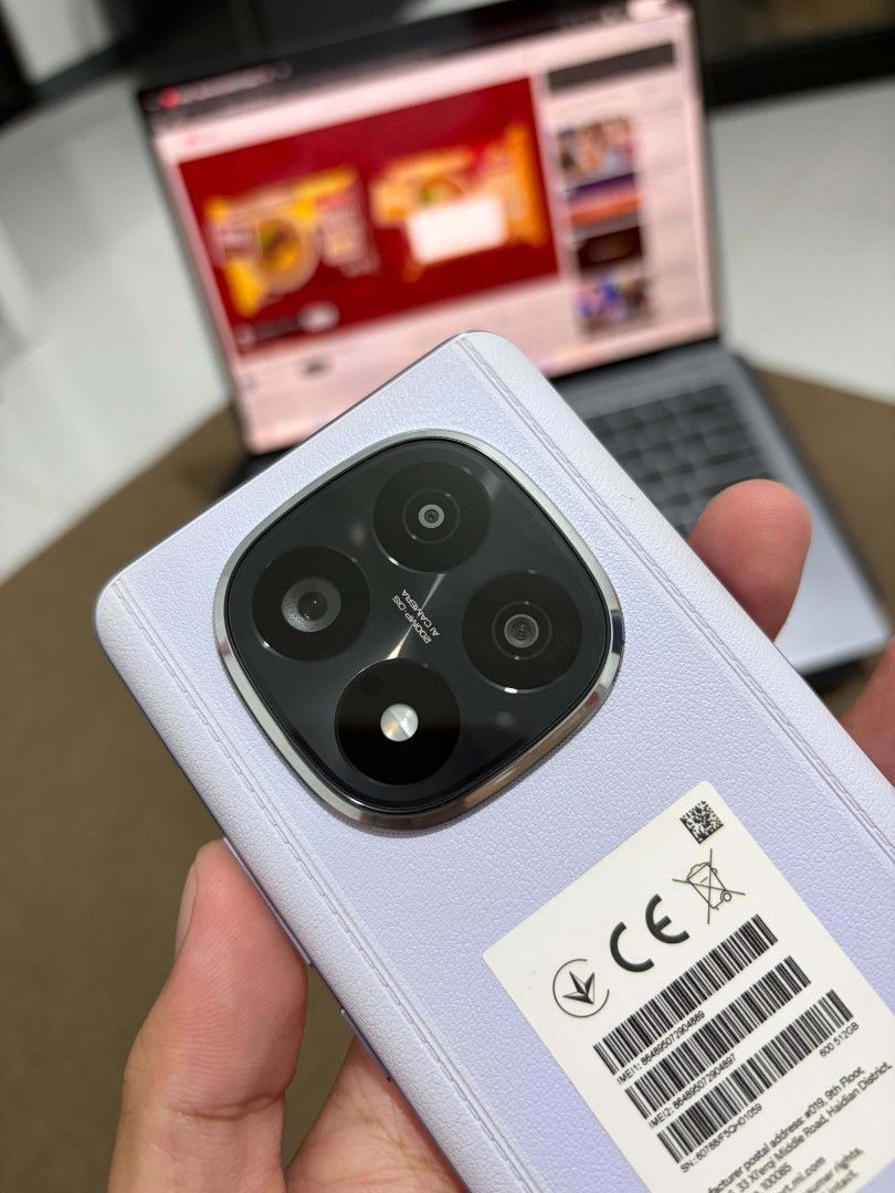 Redmi Note 14 Pro + 5G (Category: Xiaomi) located in Rizal. Submitted by lawrencervra (Listing ID 1468401615, Image 2). Description: REDMI NOTE 14 PRO PLUS 5G (open swap sa may add cash) ₱13k nego SPECS -Qualcomm Snapdragon 7s Gen 3 (4nm) -12/512gb -AMOLED, 120Hz -200 MP Ultra-Clear Main Sensor with OIS -5,110 mAh with 120W HyperCharge support No history of repair Good condition/ presentable Has minimal amoled faint marks (barely visible / does n