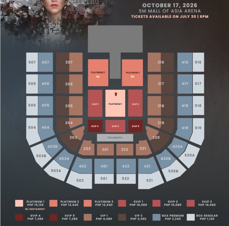 REGINE FINALE (Category: Events Tickets) located in Bulacan. Submitted by chanikki19 (Listing ID 1468476731, Image 1). Description: 2 Box Premium ‼️REGINE FINALE OCT 18 1500 each SJDM LOC. MEET UP SM FAIRVIEW/SM SJDM.