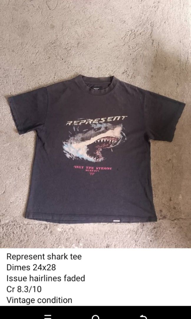 Represent shark tee (Category: Tshirts & Polo Shirts ) located in Manila. Submitted by thereal_jeysiii0225 (Listing ID 1468409902, Image 2). Description: .