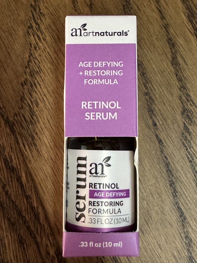 Retinol Serum (Category: Face Care) located in Muntinlupa City. Submitted by venditagarage (Listing ID 1468302285, Image 3). Description: .33 Fl Oz. (10ml) Age Defying + Restoring Formula.