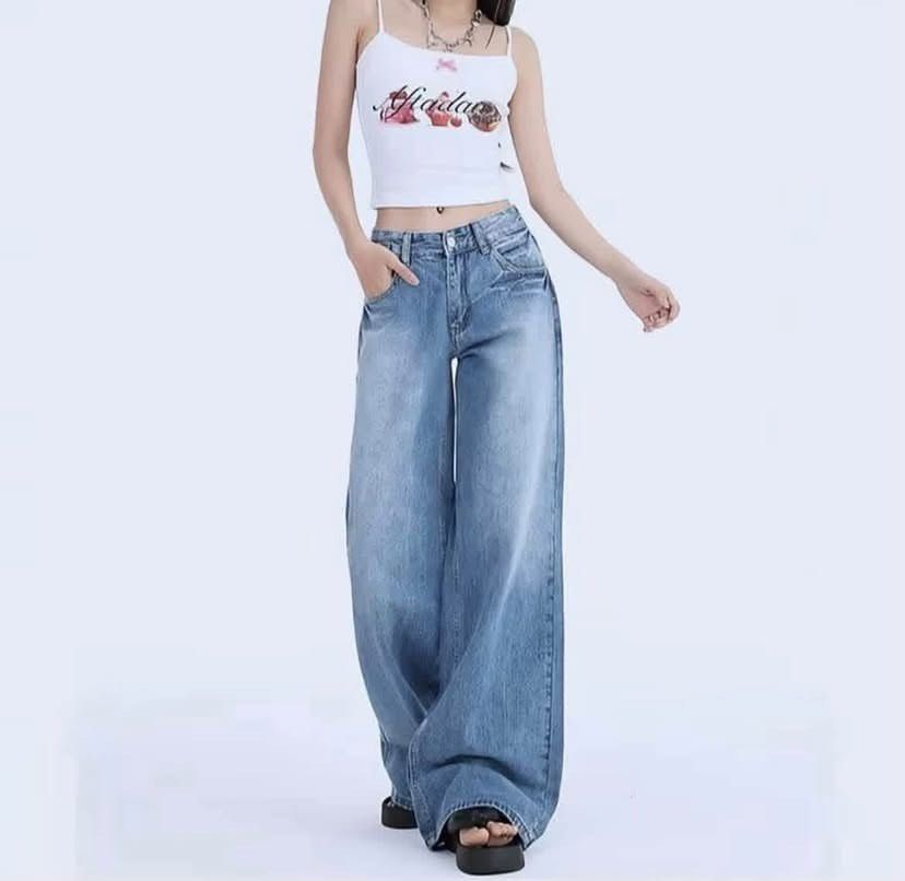 Retro Highwaist Denim Jeans ♡ (Category: Jeans) located in Guinobatan. Submitted by jadieee_young22 (Listing ID 1468360570, Image 1). Description: - yes to choosing sizes - actual photos | what you see is what you get - can ship nationwide via tiktok co Sizes: Small (25-26) Medium (27-28) Large (29-30) XL (31-32).