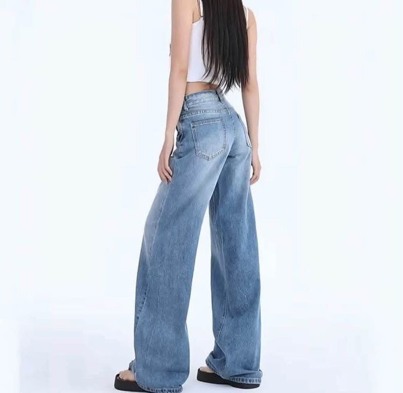 Retro Highwaist Denim Jeans ♡ (Category: Jeans) located in Guinobatan. Submitted by jadieee_young22 (Listing ID 1468360570, Image 2). Description: - yes to choosing sizes - actual photos | what you see is what you get - can ship nationwide via tiktok co Sizes: Small (25-26) Medium (27-28) Large (29-30) XL (31-32).