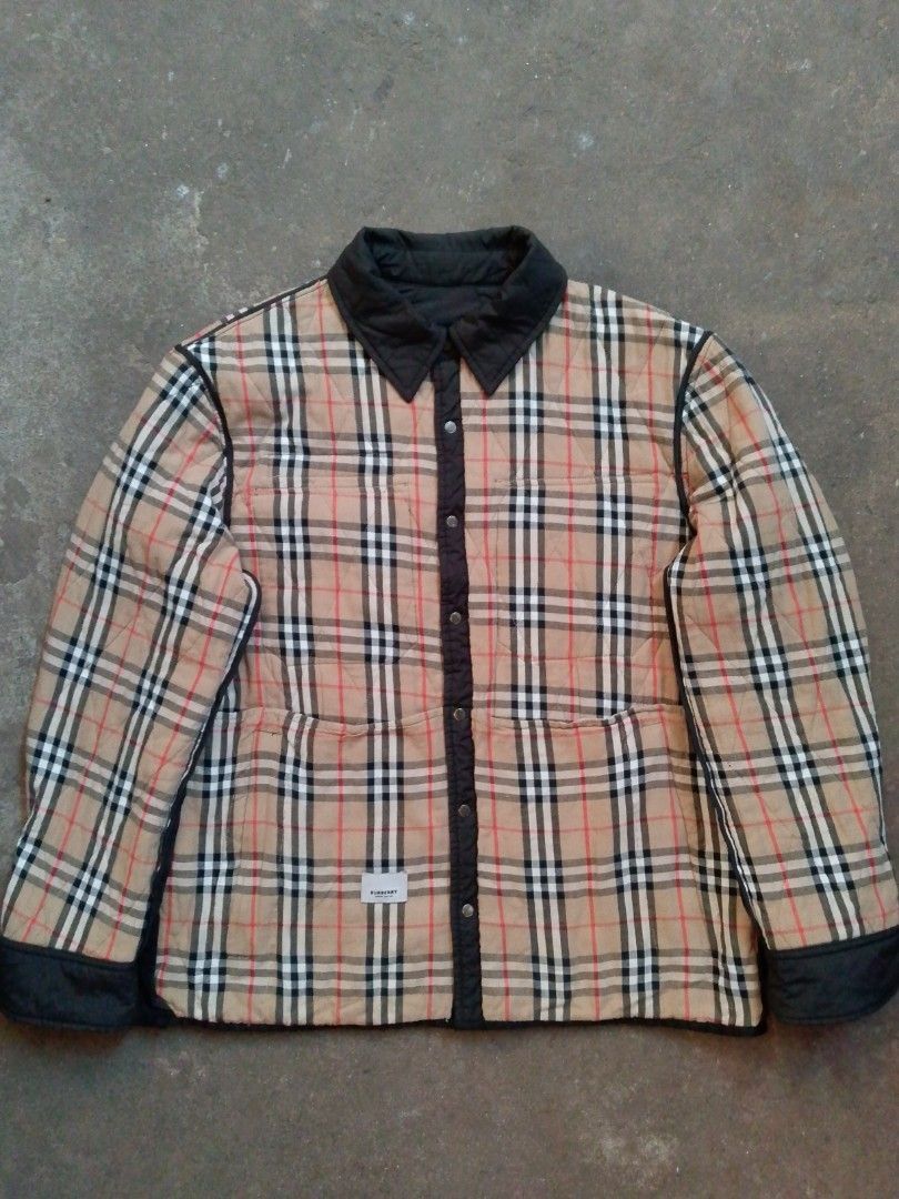 Reversible Quilted Nylon (Category: Coats, Jackets and Outerwear) located in Antipolo. Submitted by _justdropby.ph (Listing ID 1468422328, Image 2). Description: 24width 27length made in Thailand XL on tag.
