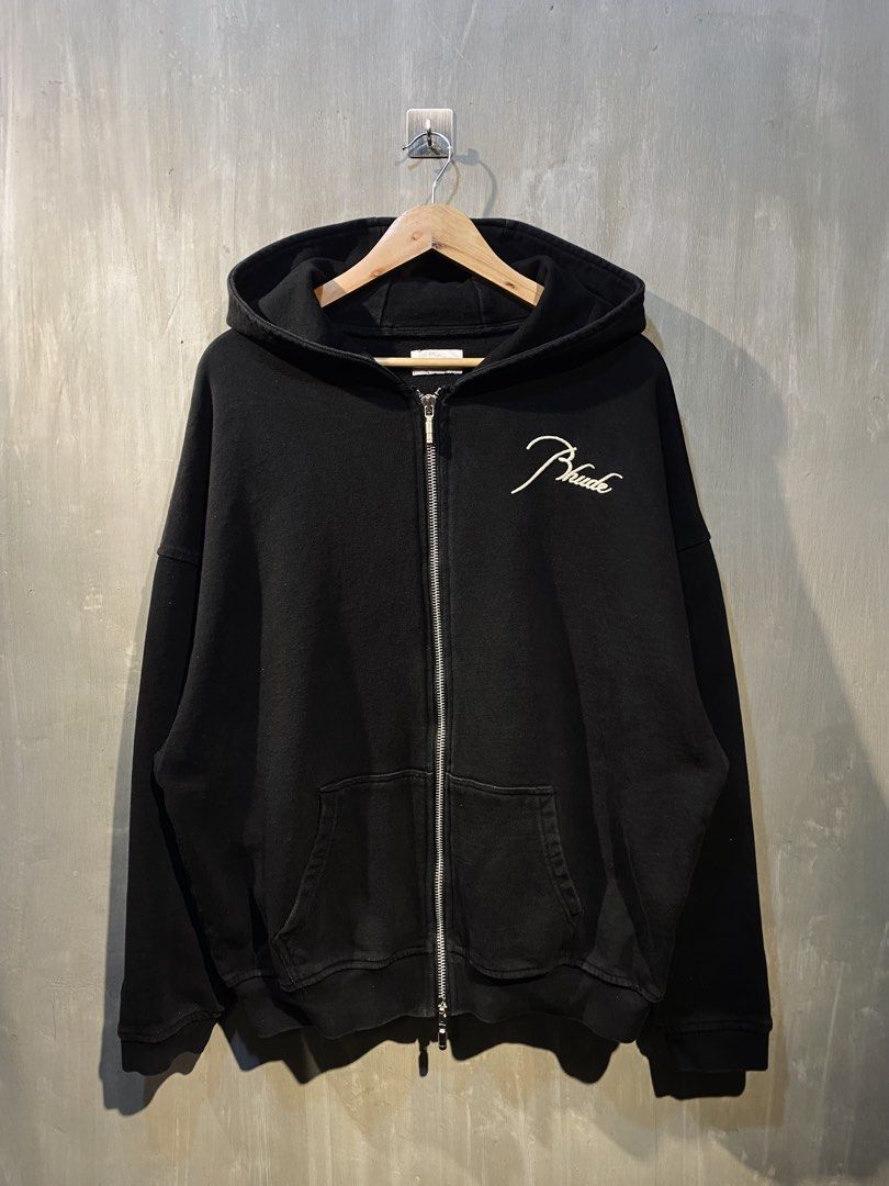 Rhude Full zip jacket (Category: Coats, Jackets and Outerwear) located in Manila. Submitted by overthrifthings (Listing ID 1468382525, Image 1). Description: No issue Excellent Dimes: 28x28 .