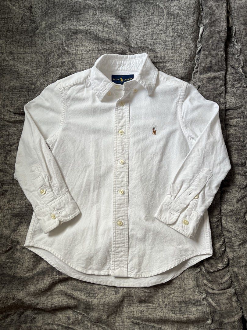 RL button down 4 toddler (Category: Babies & Kids Fashion) located in Davao. Submitted by hev-adi (Listing ID 1468322122, Image 1). Description: 4/4T size on tag Excellent condition .