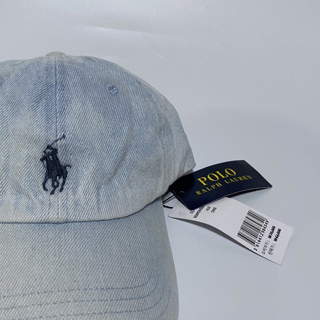 rl light denim cap (Category: Caps & Hats) located in Quezon City. Submitted by hatlocker (Listing ID 1468296528, Image 2). Description: 900 only dm.