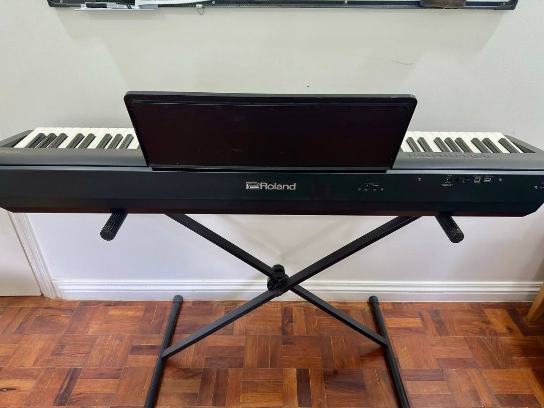 Roland FP-30X Digital Piano with Stand (Category: Musical Instruments) located in Tagaytay City. Submitted by jay.indigo (Listing ID 1468320640, Image 2). Description: Roland FP-30X Digital Piano ₱30,000 - Negotiable Like New Condition - No Issues Includes: - X Stand - Power Supply - Pedal - Music Rest No Box Originally Purchased for ₱60k+ Meetup: Nuvali, Sta Rosa Filinvest, Alabang BGC Delivery: Grab or Lalamove.