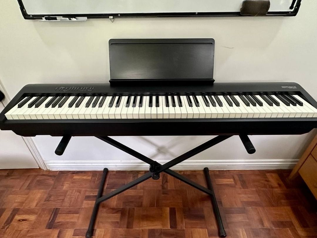 Roland FP-30X Digital Piano with Stand (Category: Musical Instruments) located in Tagaytay City. Submitted by jay.indigo (Listing ID 1468320640, Image 1). Description: Roland FP-30X Digital Piano ₱30,000 - Negotiable Like New Condition - No Issues Includes: - X Stand - Power Supply - Pedal - Music Rest No Box Originally Purchased for ₱60k+ Meetup: Nuvali, Sta Rosa Filinvest, Alabang BGC Delivery: Grab or Lalamove.