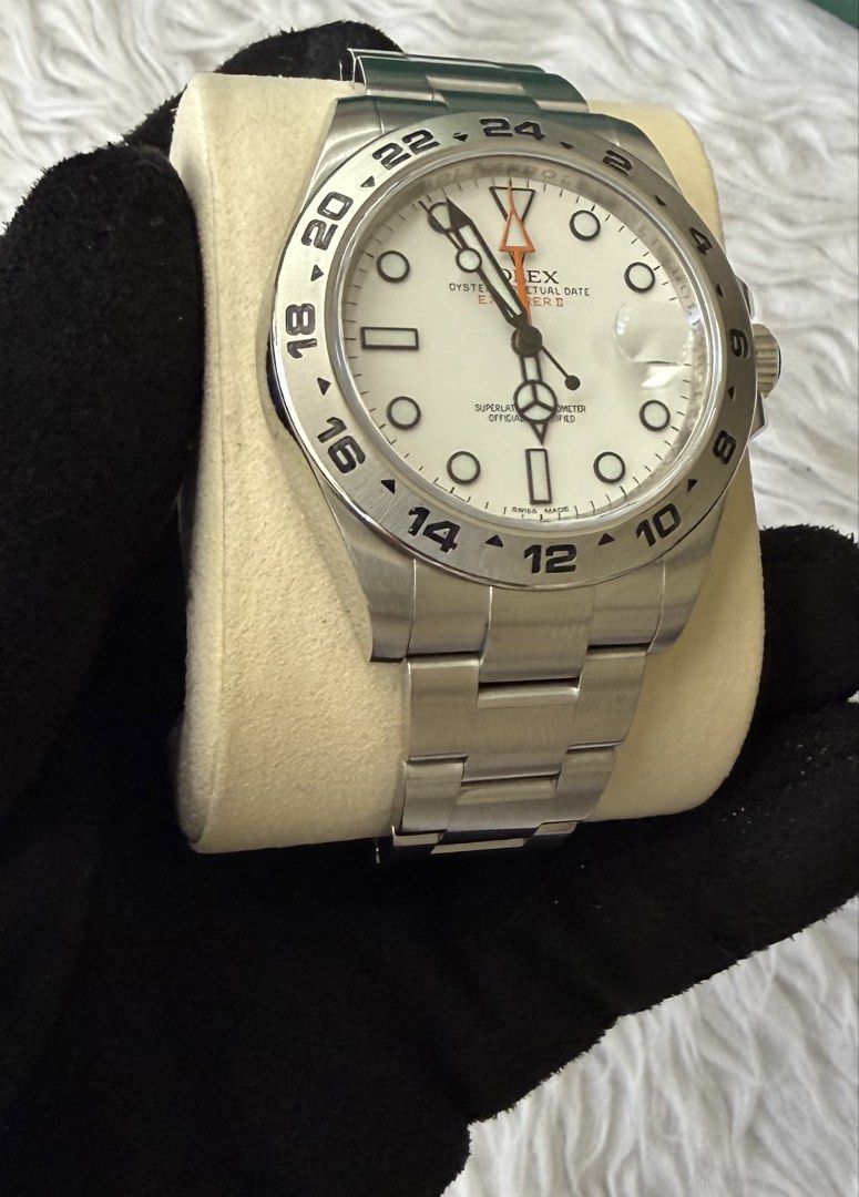Rolex Explorer 2 Polar 42mm (Category: Luxury Watches) located in Quezon City. Submitted by pedro_demain (Listing ID 1467116368, Image 3). Description: Rolex Explorer 2 Ref 216570 42mm With box,manual & card With yourtime authentication receipt 2013 year model Qc & Bgc area 09955225741.