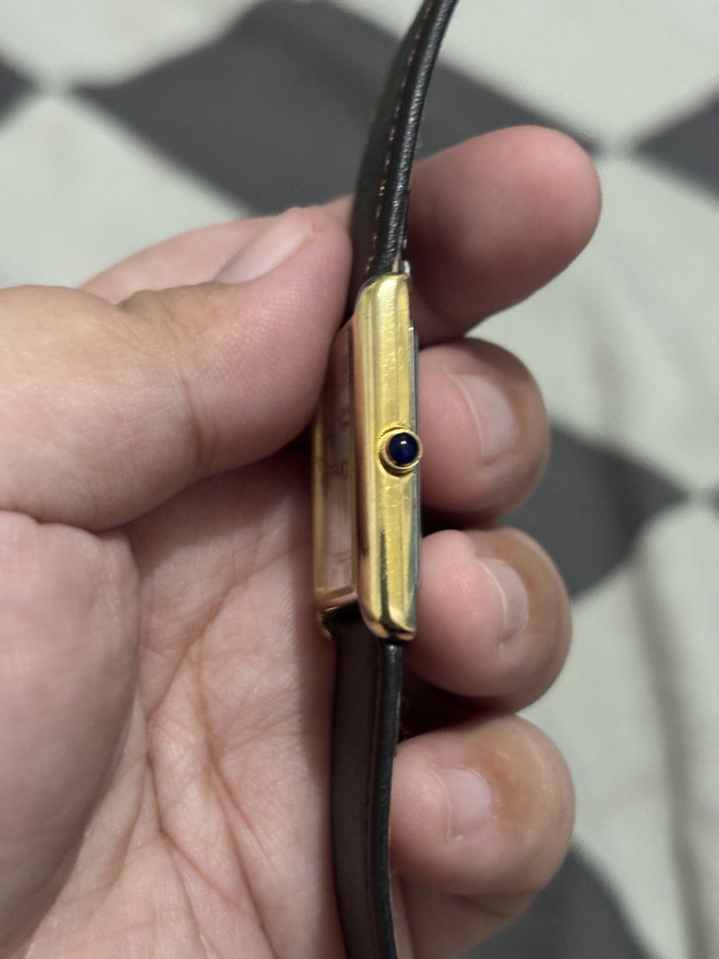 Rotary Roman Dial (Category: Men's Watches) located in Manila. Submitted by timelesswatchbyclaaa2.0 (Listing ID 1468370808, Image 3). Description: 26x33mm Sign of use Replace strap Scratches on glass Faded gold to at lugs As is.