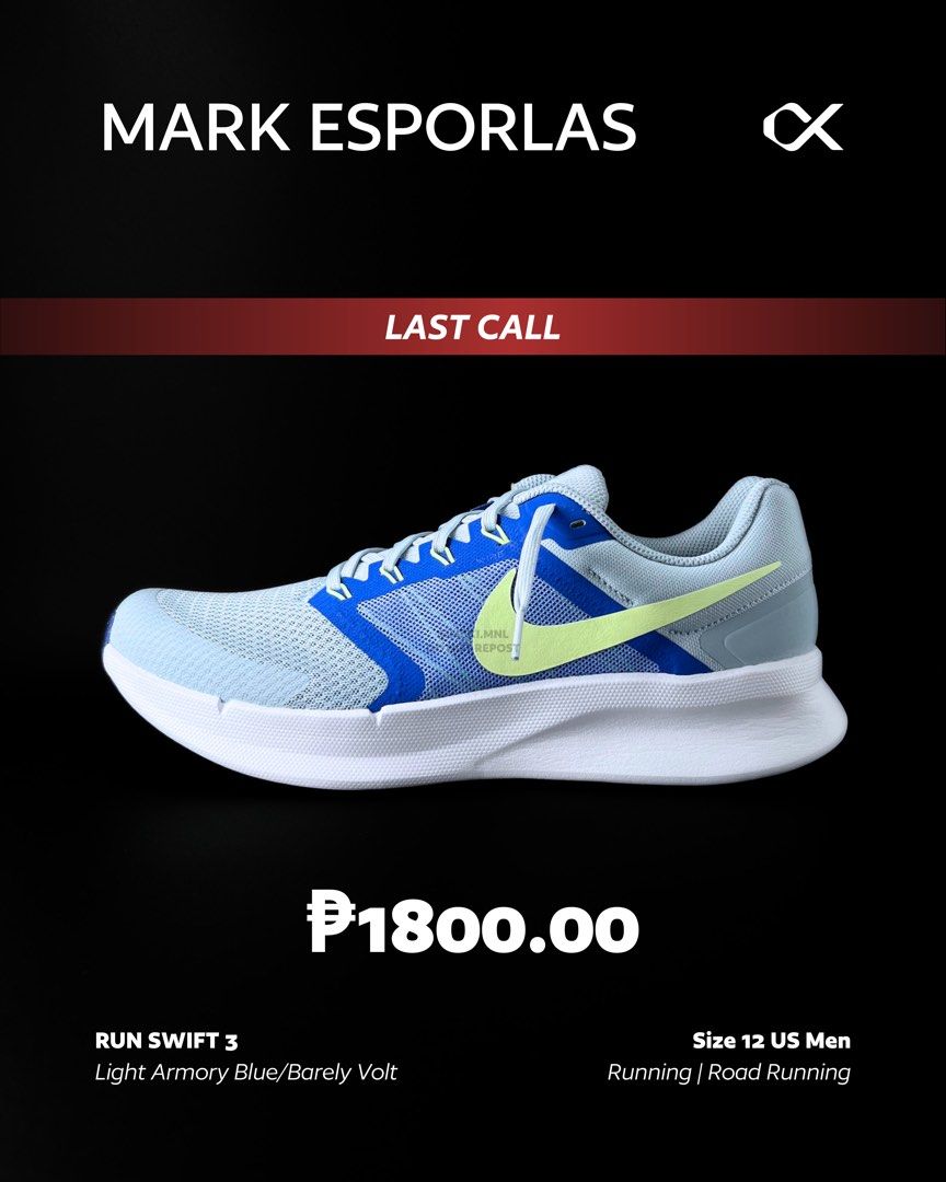 Run Swift 3 (Category: Sneakers) located in Manila. Submitted by mxmxmxmxxx (Listing ID 1468294882, Image 1). Description: .