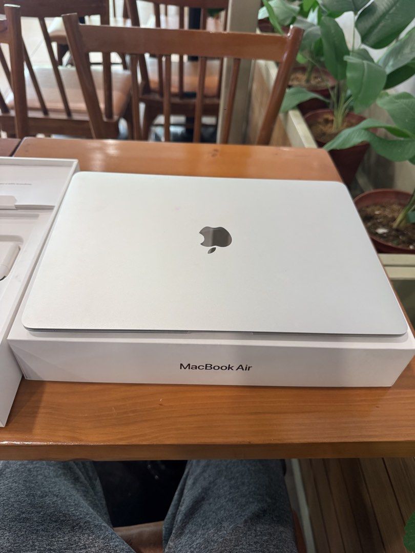 RUSH MacBook Air M1 Complete (Category: Laptops & Notebooks) located in Manila. Submitted by floweroniz (Listing ID 1468492853, Image 3). Description: MACBOOK AIR M1 ₱25,499 FIXED! • Apple M1 Chip • 8GB Unified Memory • 256GB SSD Storage • Battery Health: 82% • Battery Cycle Count: 417 • PP/A Philippines Variant ✔️ All functions working ✔️ Super minor cosmetic signs of usage (see all pics) ✔️ Original box and original charger included ✔️ Unli tes
