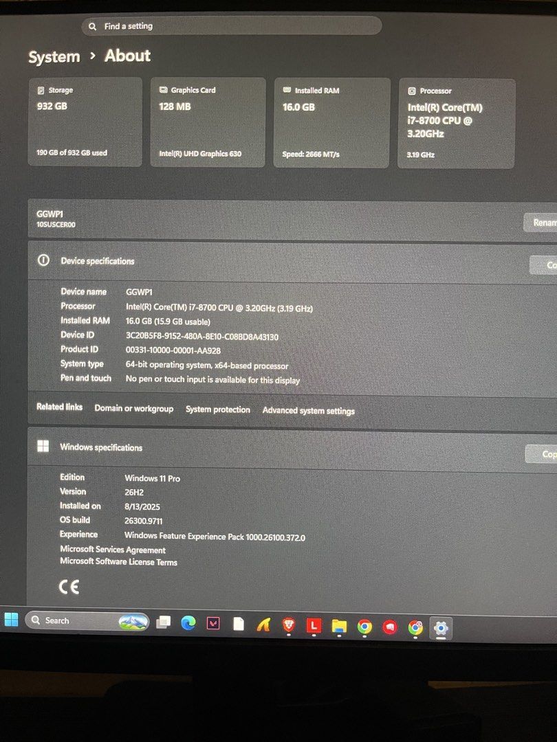 RUSH PC SET CORE I7 READY TO USE (Category: Desktops) located in Antipolo. Submitted by uatomnla (Listing ID 1468469434, Image 2). Description: RUSH PC SET 10k only! CORE I7-8700 CPU @ 3.20GHz (8th Gen) 16 GB RAM - 64 BIT - 932GB STORAGE Upgradable pa. Can play valorant without lag. Best for multitasking kahit ilang tab pa nakaopen Inclusion sa ₱10,000 1 24inch flatscreen monitor 1 22inch monitor Dell Slim keyboard Dell Mouse Webcam Complete wire