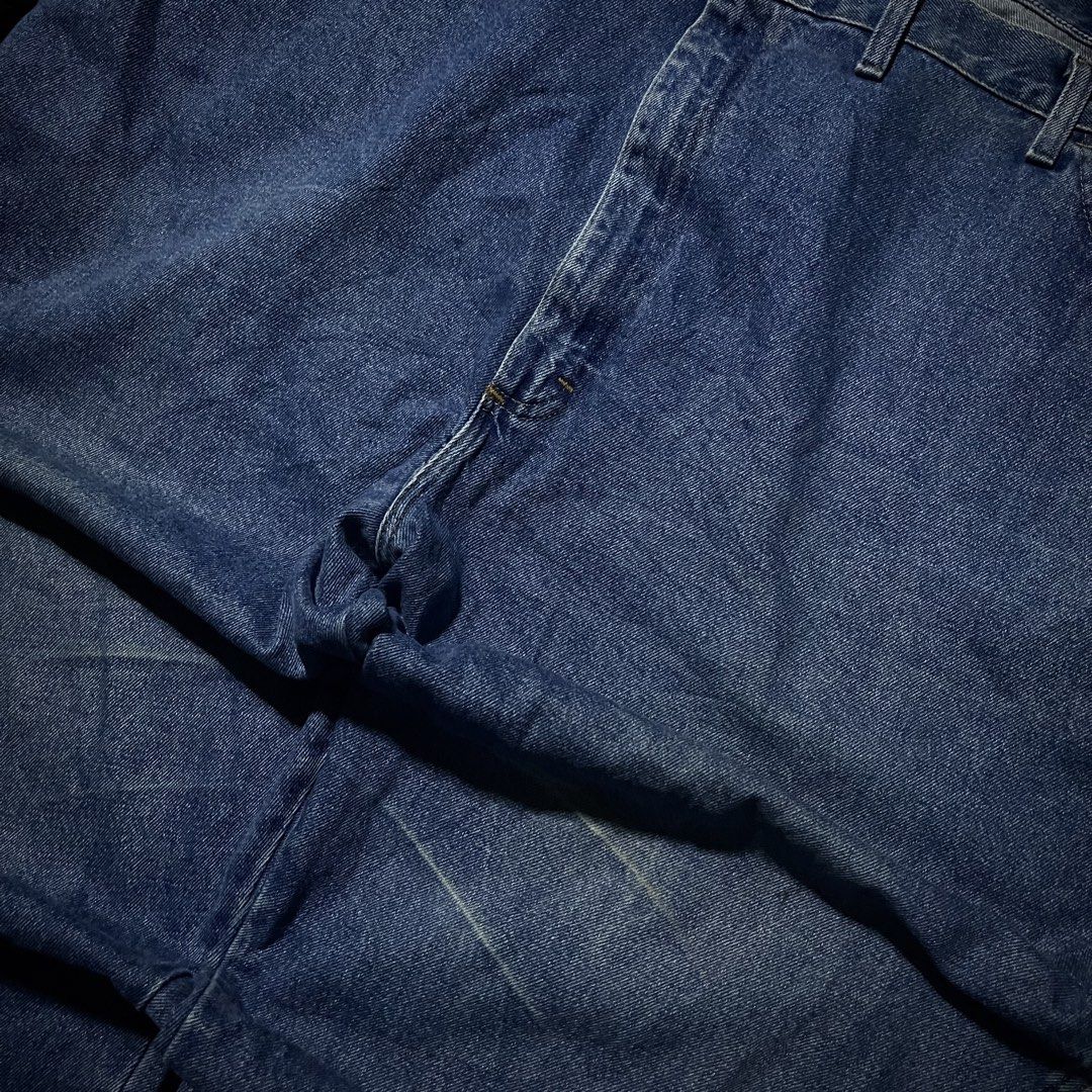RUSTLER HIPHOP HEAVY MASSIVE BAGGY JEANS (Category: Jeans) located in Orani. Submitted by pulverize_tht_ho3 (Listing ID 1468312260, Image 3). Description: dimes: 42x45x18x9.5 condition: 10/10 flaw/s: need wash check slides for the details .