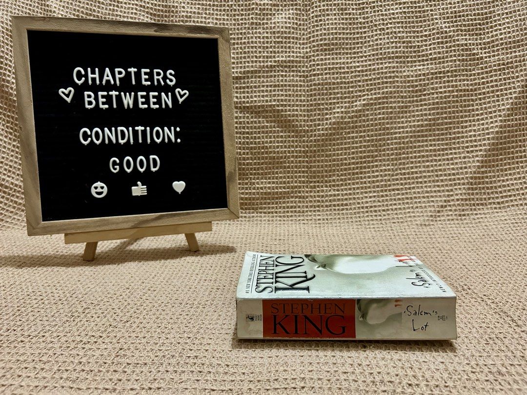 Salem’s Lot | Stephen King (Category: Storybooks) located in Paranaque City. Submitted by chapters_between (Listing ID 1468431616, Image 3). Description: With cover issue.