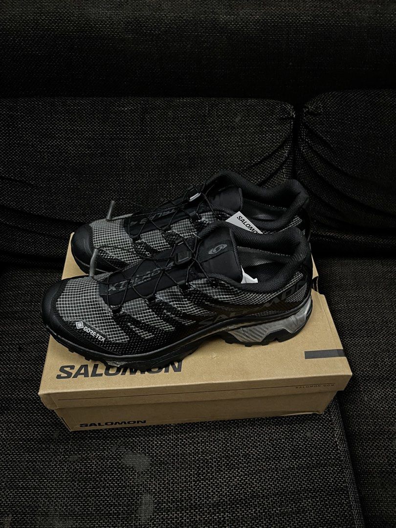 SALOMON XT-4 OG GORETEX BLACK (Category: Sneakers) located in Quezon City. Submitted by ger4rd (Listing ID 1468307614, Image 1). Description: SALOMON XT-4 GORETEX BLACK BRAND NEW SIZE 11 WITH BOX 13500+sf thru lalamove.